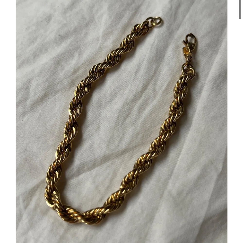 Vintage Gold Rope Bracelet